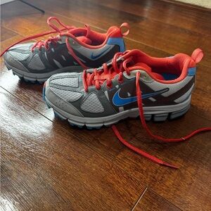 Nike Dynamic Red and Blue Athletic Shoes